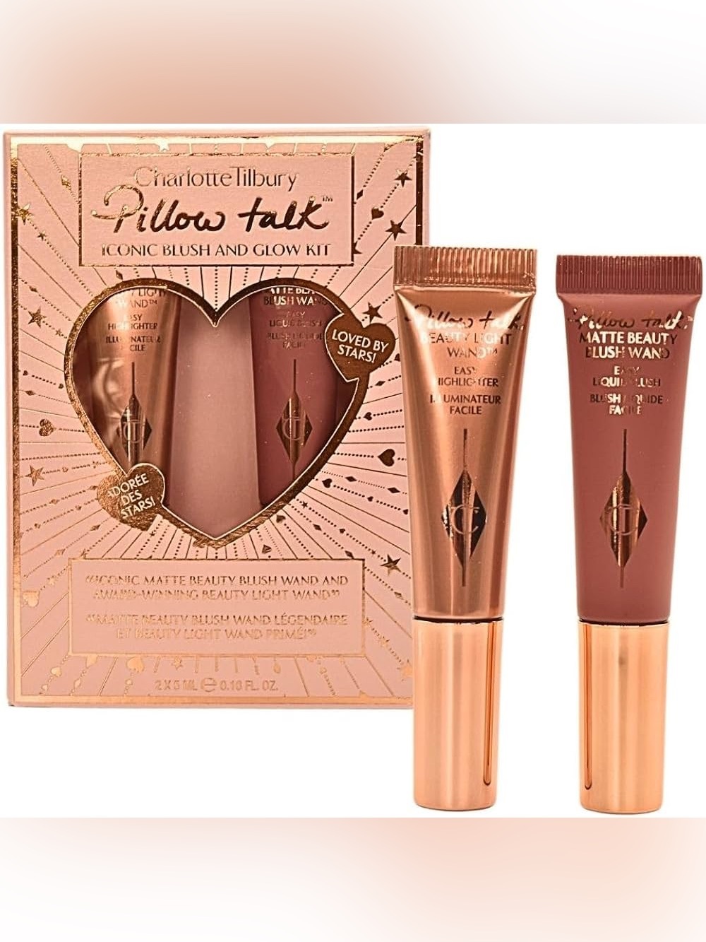 Charlotte Tilbury Pink Pillow Talk Ivonic Blush and Glow kit (Set) New